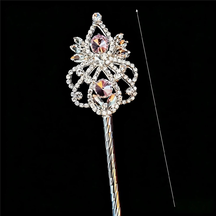 Pink Stones Sceptre Fyrir Queen keppnina
