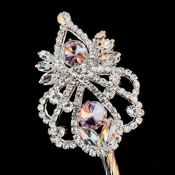 Pink Stones Scepter For Queen Pageant suppliers